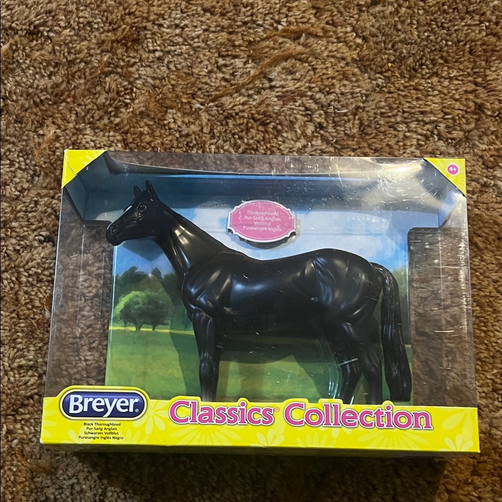 NEW Breyer Classics Collection Black Thoroughbred Horse # 935 SEALED 1:12